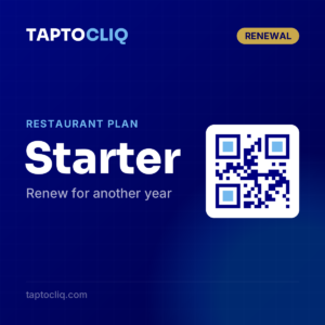 TAPTOCLIQ Restaurant Starter Renewal